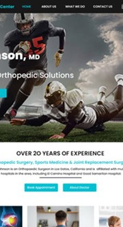 More Orthopaedic Website Templates